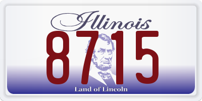 IL license plate 8715