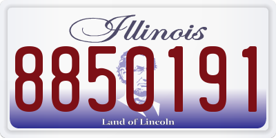 IL license plate 8850191