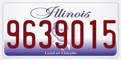 IL license plate 9639015