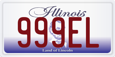 IL license plate 999EL