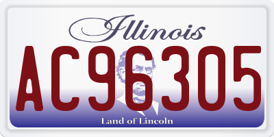 IL license plate AC96305