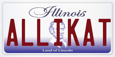 IL license plate ALLIKAT