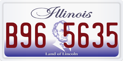 IL license plate B965635