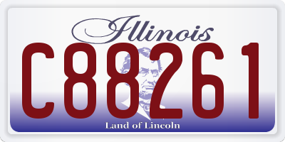 IL license plate C88261