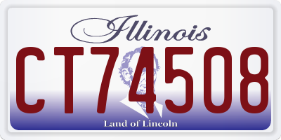 IL license plate CT74508