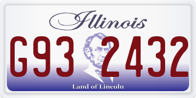 IL license plate G932432