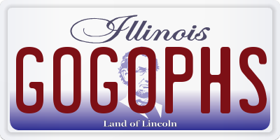 IL license plate GOGOPHS