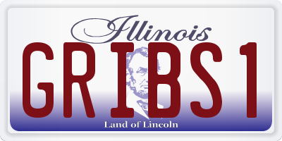 IL license plate GRIBS1