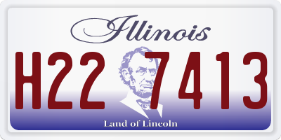 IL license plate H227413