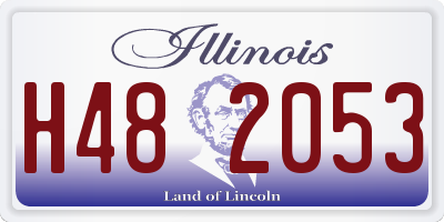 IL license plate H482053