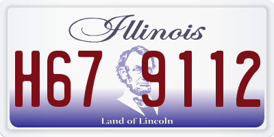 IL license plate H679112
