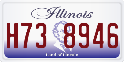IL license plate H738946