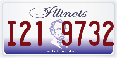 IL license plate I219732