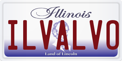 IL license plate ILVALVO