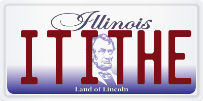 IL license plate ITITHE