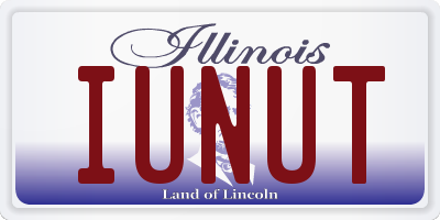 IL license plate IUNUT