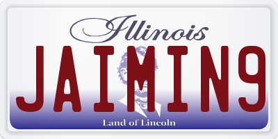 IL license plate JAIMIN9