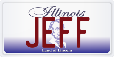 IL license plate JEFF