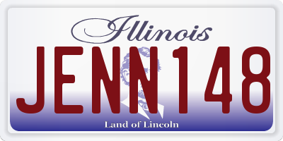 IL license plate JENN148