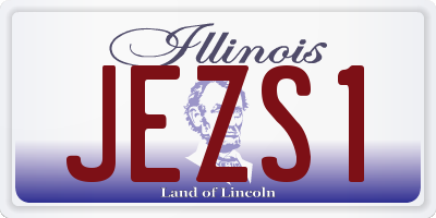IL license plate JEZS1