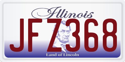 IL license plate JFZ368