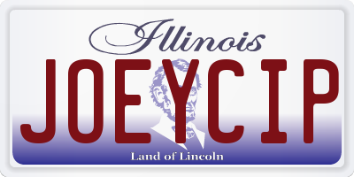 IL license plate JOEYCIP
