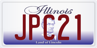 IL license plate JPC21