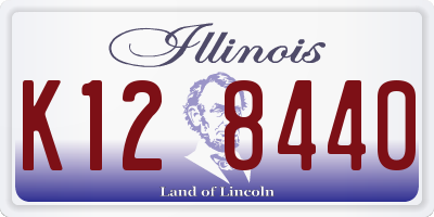 IL license plate K128440