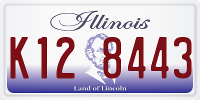 IL license plate K128443
