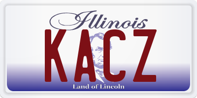 IL license plate KACZ