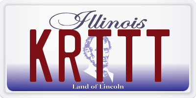 IL license plate KRTTT
