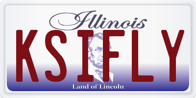IL license plate KSIFLY