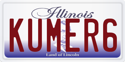 IL license plate KUMER6