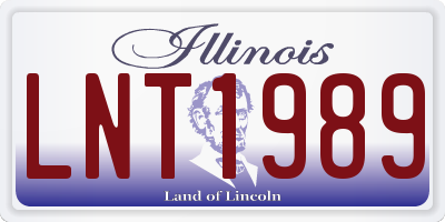 IL license plate LNT1989