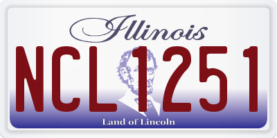 IL license plate NCL1251