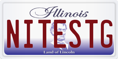 IL license plate NITESTG