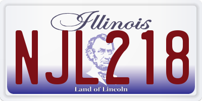 IL license plate NJL218