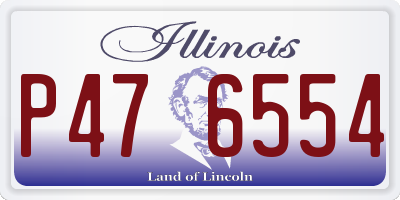IL license plate P476554