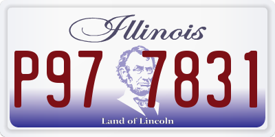 IL license plate P977831