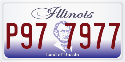 IL license plate P977977