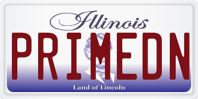 IL license plate PRIMEDN