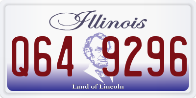 IL license plate Q649296