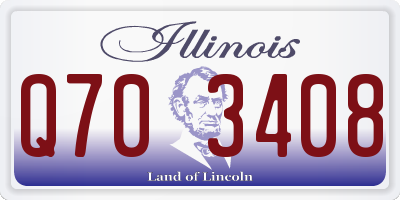 IL license plate Q703408