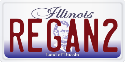 IL license plate REGAN2