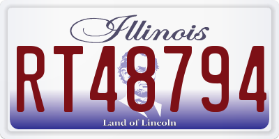 IL license plate RT48794