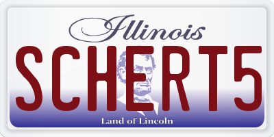 IL license plate SCHERT5