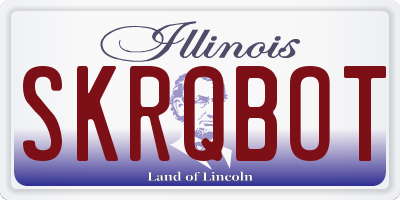 IL license plate SKRQBOT