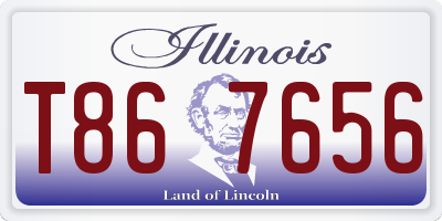IL license plate T867656