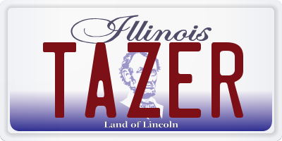 IL license plate TAZER