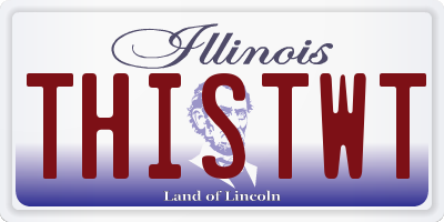 IL license plate THISTWT